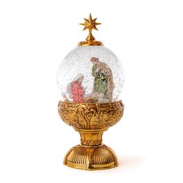 Globo De Agua Dourado / Vermelho