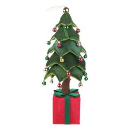 Arvore Decorativa Com Caixa De Presente Verde