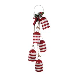 Sino Decorativo  Vermelho / Branco
