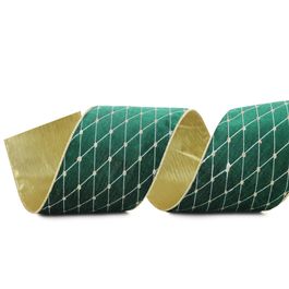 Fita Veludo Verde Escuro