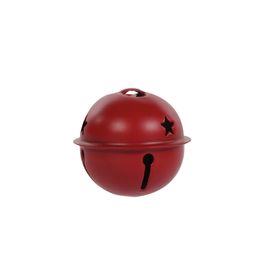 Enfeite Com Guizos Brilhante Vermelho