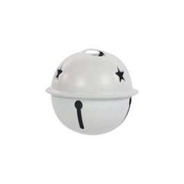 Enfeite Com Guizos Brilhante Branco
