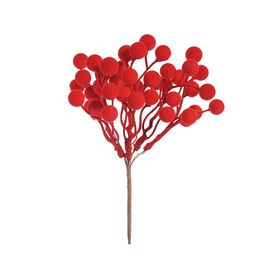 Galhos Decorativos Curto Vermelho
