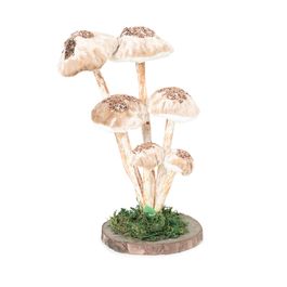 Decorativo De Mesa Cogumelo Marfim