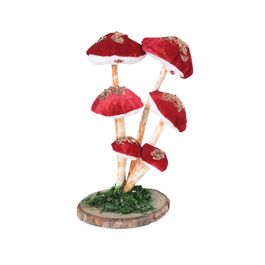 Decorativo De Mesa Cogumelo Vermelho