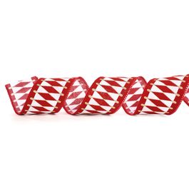 Fita Aramada Vermelho / Branco