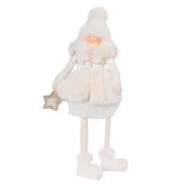 Boneco Decorativo Com Vestido Branco