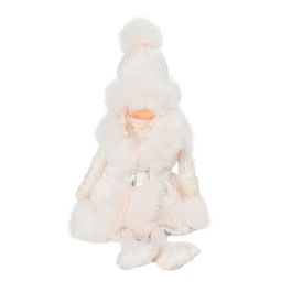 Boneco Decorativo Com Vestido Branco