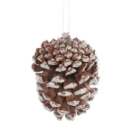 Pinha Decorativa  Marrom