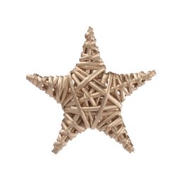 Estrela Decorativa Rattan Champagne