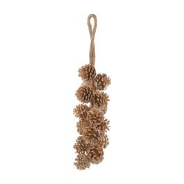 Pinha Decorativa  Champagne