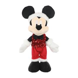 Pelucia Mickey Calça Xadrez Vermelho