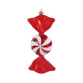 Enfeite Para Pendurar Candy Cane Vermelho