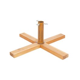 Base Para Arvore De Natal Madeira Marrom Claro
