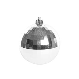 Enfeite Bola Disco Prata