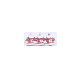 Enfeite Para Pendurar Natalino Vermelho / Branco