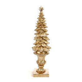 Arvore Decorativa Resina Ouro