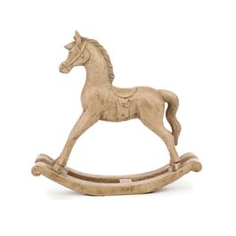 Cavalo Decorativo Resina Marrom Claro
