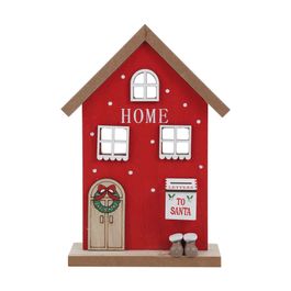 Casinha Decorativa Decorativo Vermelho