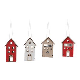 Casinha Decorativa Decorativo Vermelho