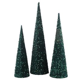 Cone Decorativo Vazado Verde