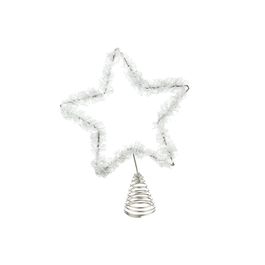 Topo De Arvore Estrela Prata