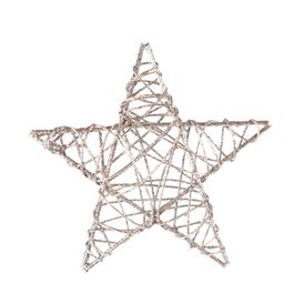 Estrela Decorativa Rattan Champagne