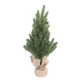 Mini Arvore De Natal Com Base Verde Escuro