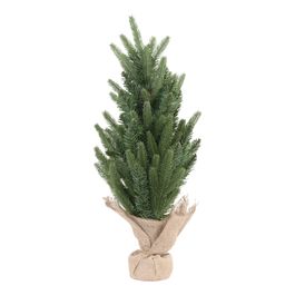 Mini Arvore De Natal Com Base Verde Escuro