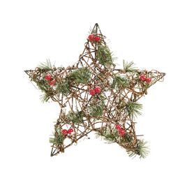 Estrela Decorativa Com Led Verde