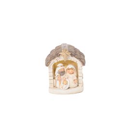 Sagrada Familia Com Led Bege / Branco