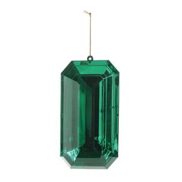 Enfeite Para Pendurar Joia Verde Escuro