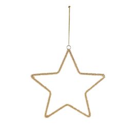 Enfeite Para Pendurar Estrela Ouro
