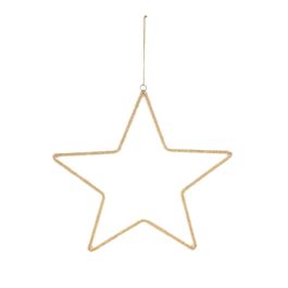 Enfeite Para Pendurar Estrela Ouro