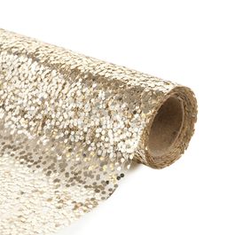 Tela Com Glitter Ouro