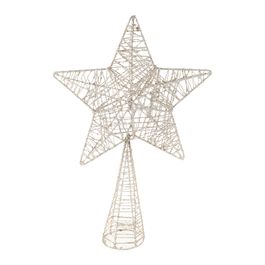 Topo De Arvore Estrela Champagne