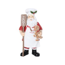 Papai Noel Decorativo Em Resina Colorido