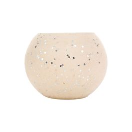 Porta Velas Vidro Branco