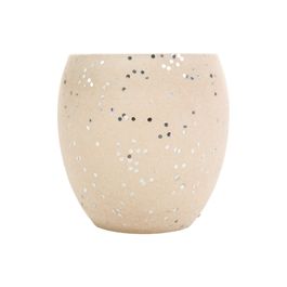 Porta Velas Vidro Branco