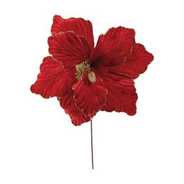 Flor Decorativa Poinsetia Vermelho
