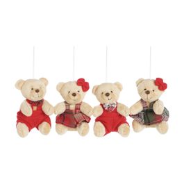 Mini Box Urso Marrom / Vermelho