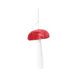 Enfeite Para Pendurar Cogumelo Branco
