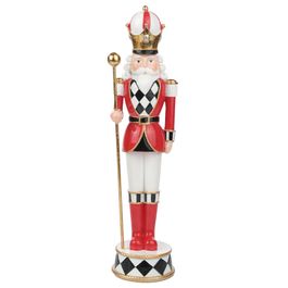 Soldado De Chumbo Decorativo Plastico Vermelho