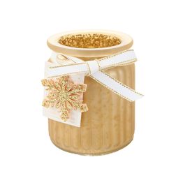 Suporte Vela Resina Ouro