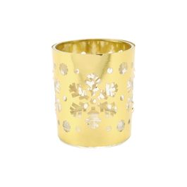 Suporte Vela Resina Ouro
