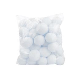 Enfeite Bola De Neve Branco