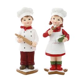 Enfeite Natalino Cozinheiros Vermelho