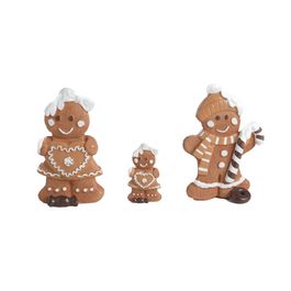 Boneco Decorativo Gingerbread Marrom