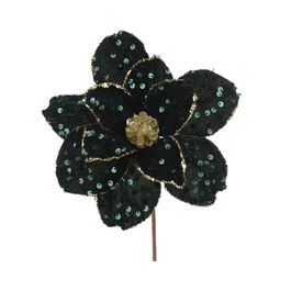Flor Decorativa Magnolia Verde