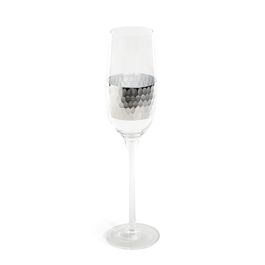 Taça Champanhe Incolor / Prata